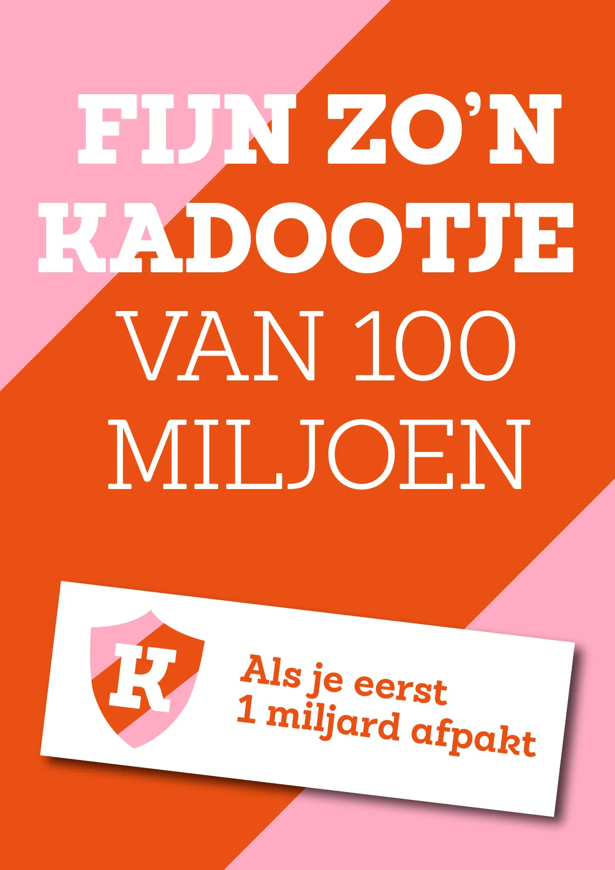 Derde Loesje poster over kinderopvang