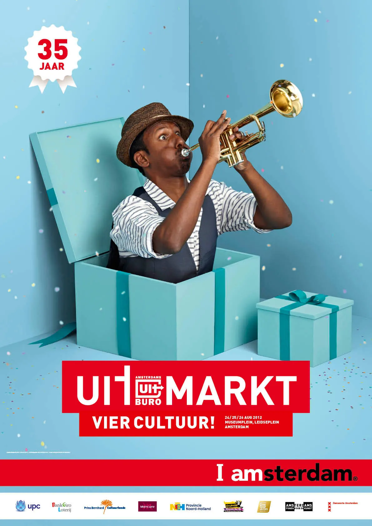 Tweede Uitmarkt Vier cultuur! affiche