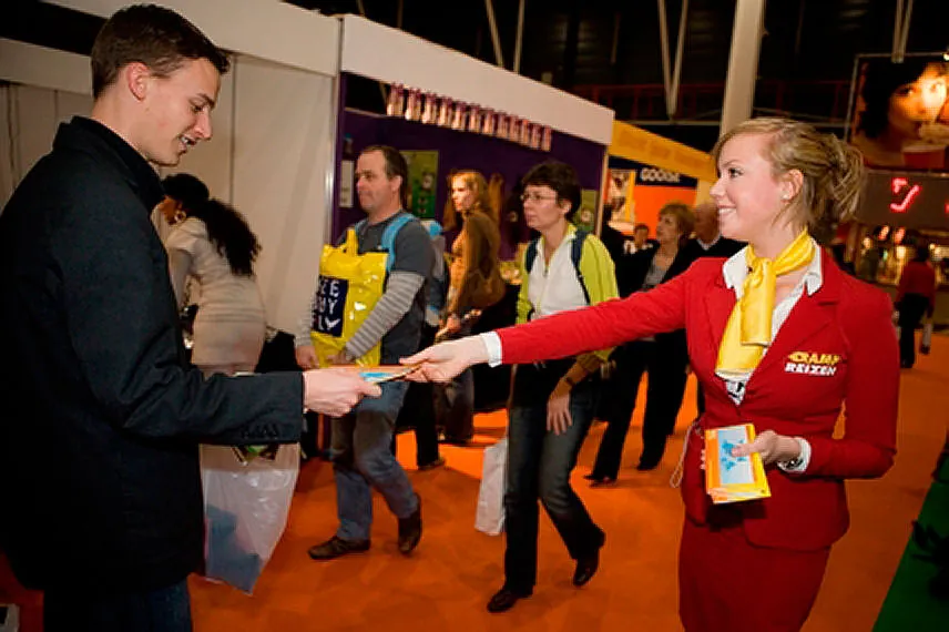 Rampreizen stand op de Vakantiebeurs