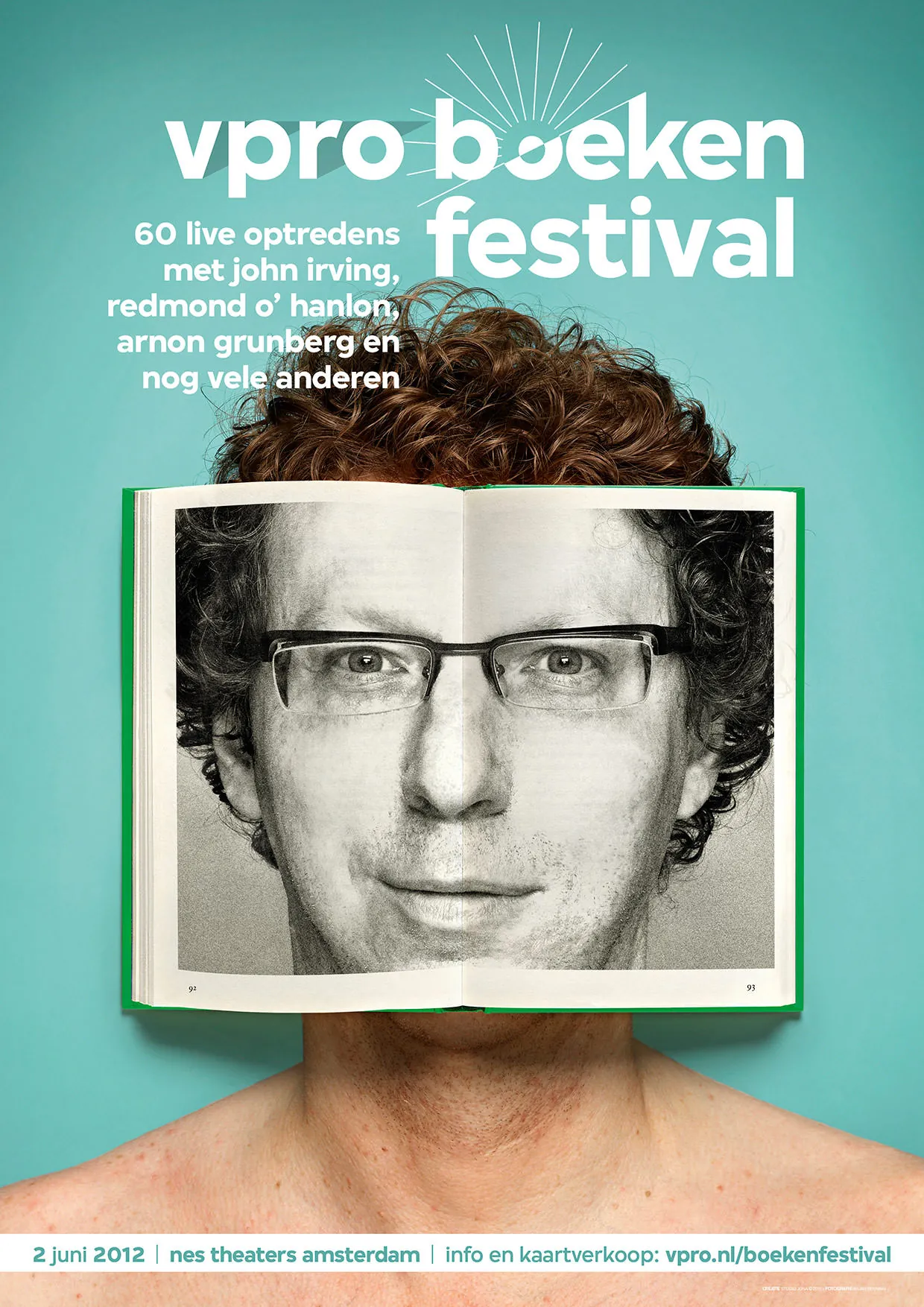 Tweede VPRO Boekenfestival affiche