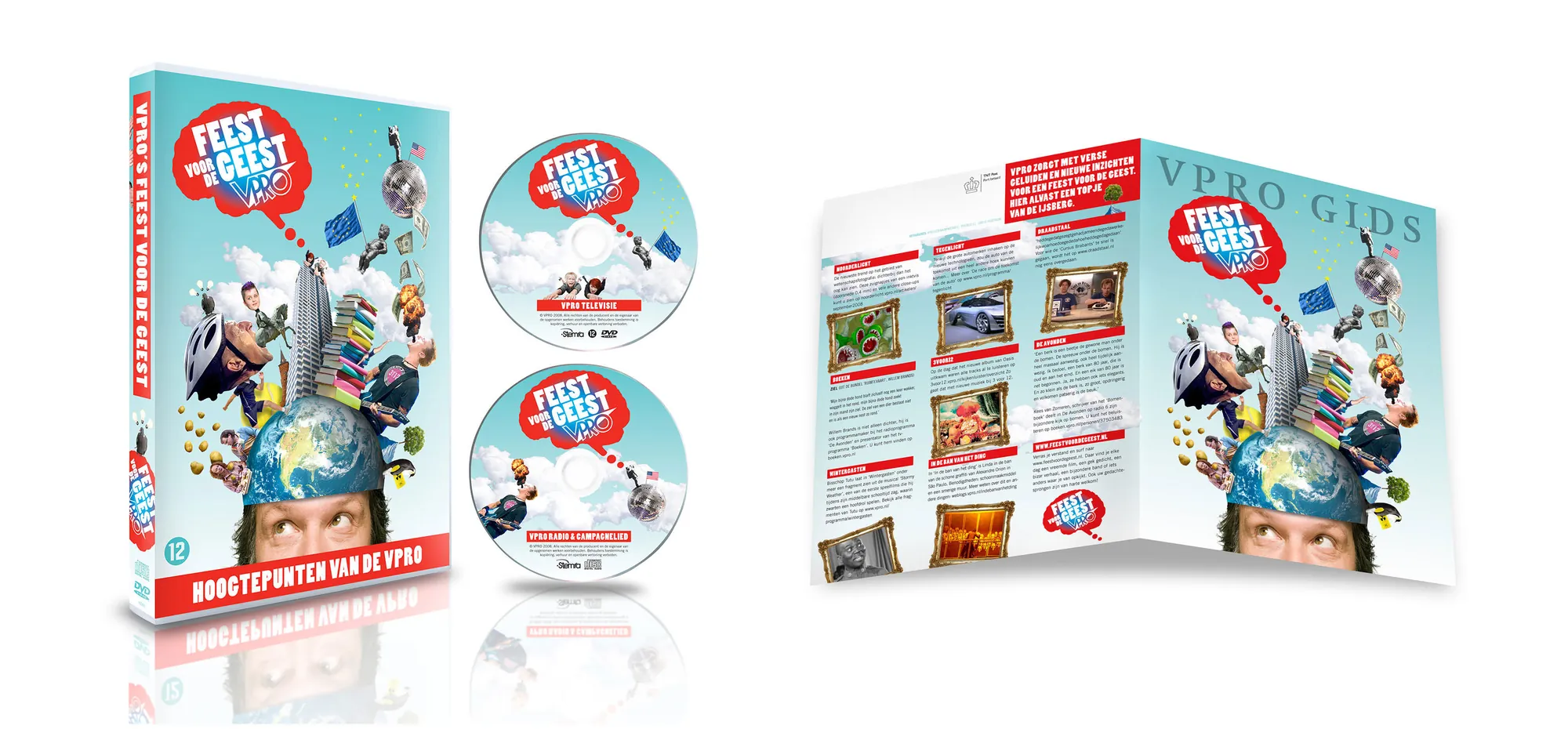 VPRO dvd-hoezen Feest voor de Geest