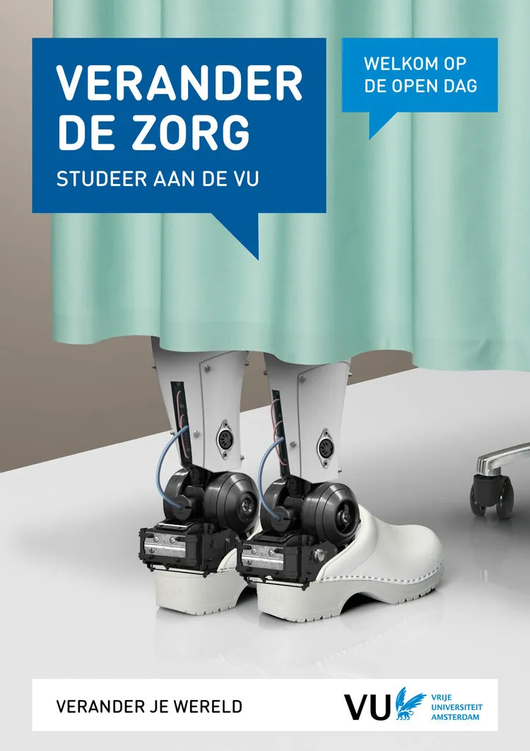 VU Verander je wereld affiches