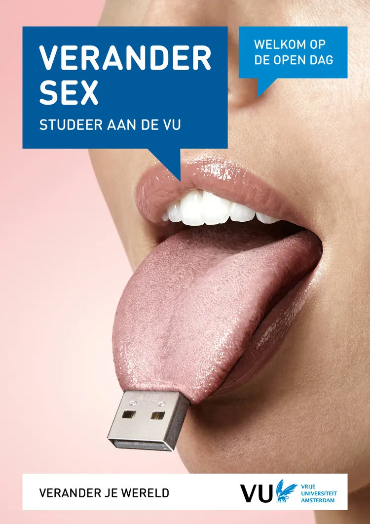 VU Verander je wereld campagnebeeld