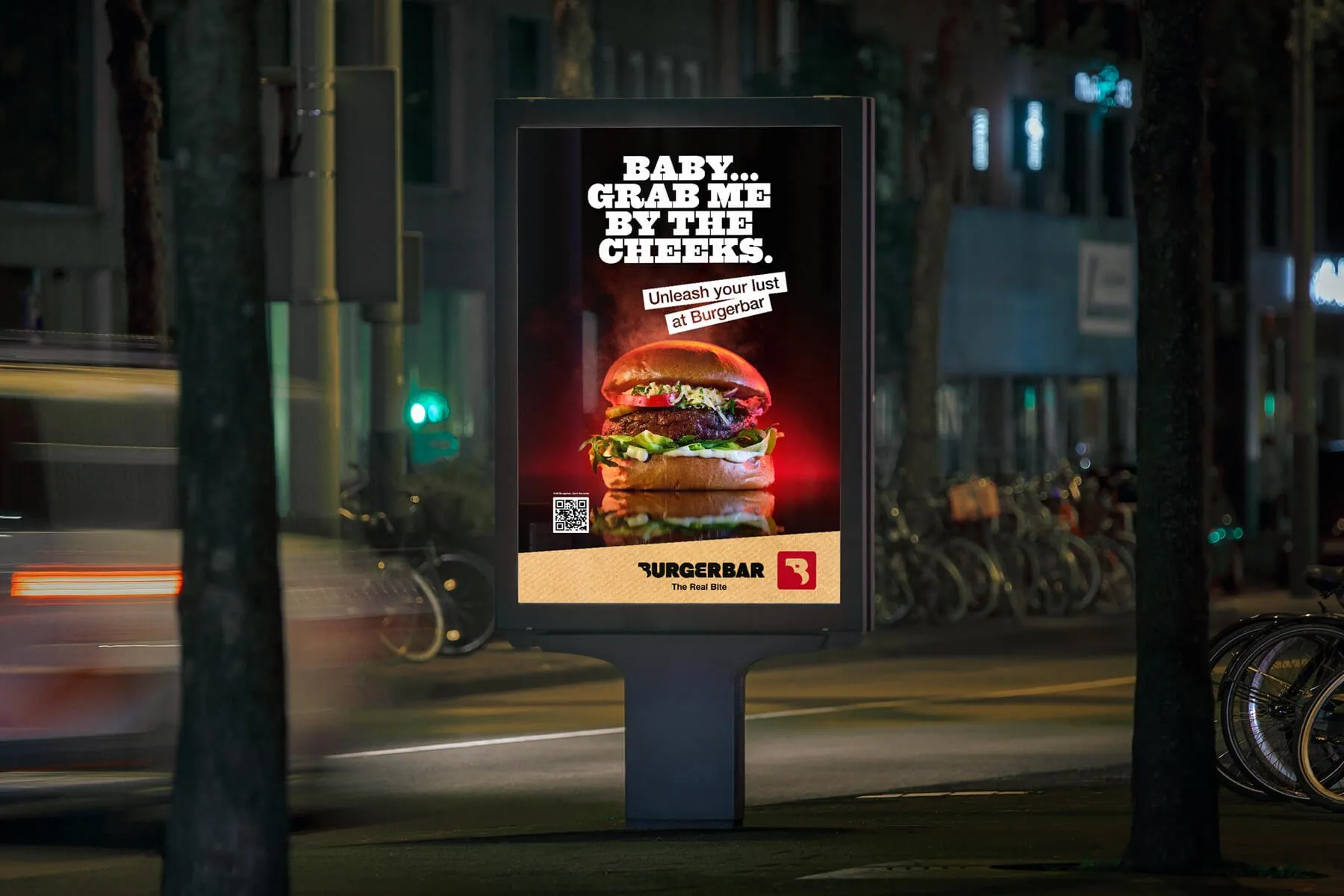Burgerbar campagne Unleash your lust